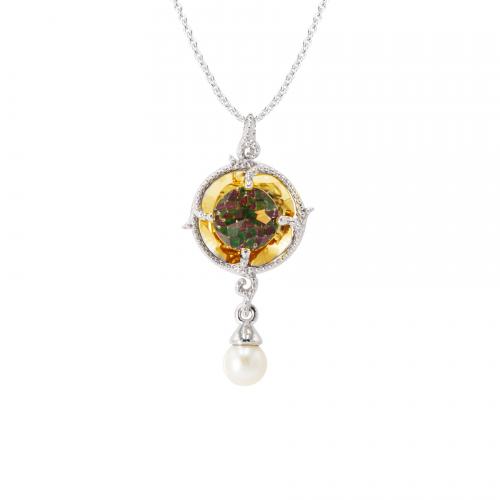 Citrine DavinChi Cut Pendant
